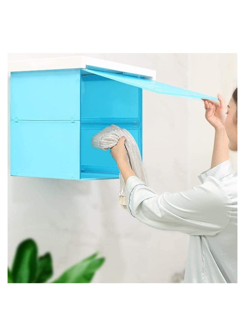 BELLSBERRY Perfect Space Saving Bathroom Lockers Storage - Foldable Clothes Shelf Organizer  - Image 4