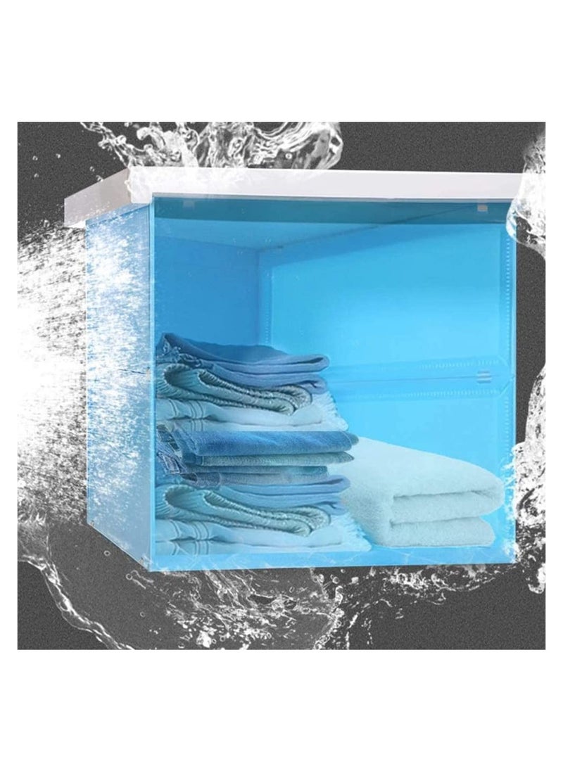 BELLSBERRY Perfect Space Saving Bathroom Lockers Storage - Foldable Clothes Shelf Organizer  - Image 5