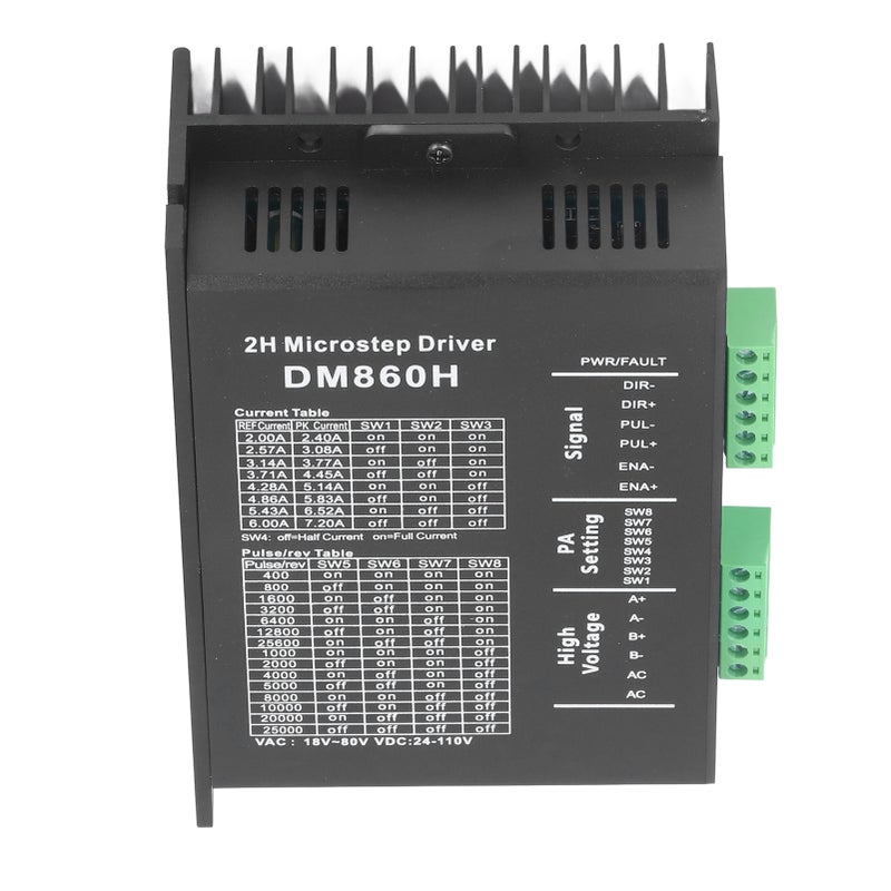 Step Motor Driver PWM Controller 2 Phase Adjustable with Shell DM860H for 57 86 Stepper - Image 5
