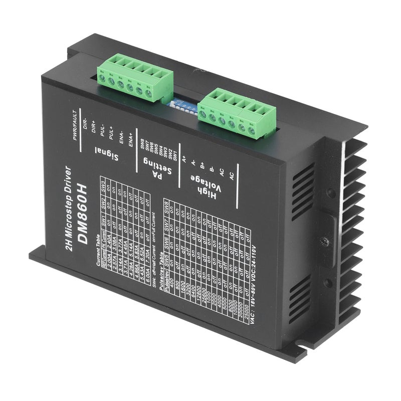 Step Motor Driver PWM Controller 2 Phase Adjustable with Shell DM860H for 57 86 Stepper - Image 3