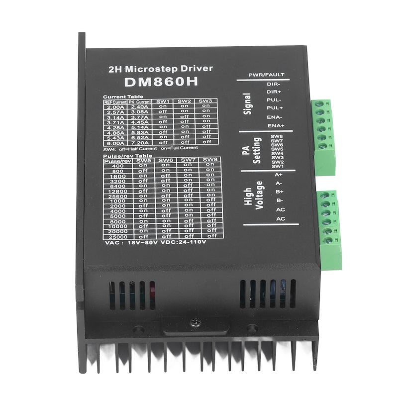 Step Motor Driver PWM Controller 2 Phase Adjustable with Shell DM860H for 57 86 Stepper - Image 2