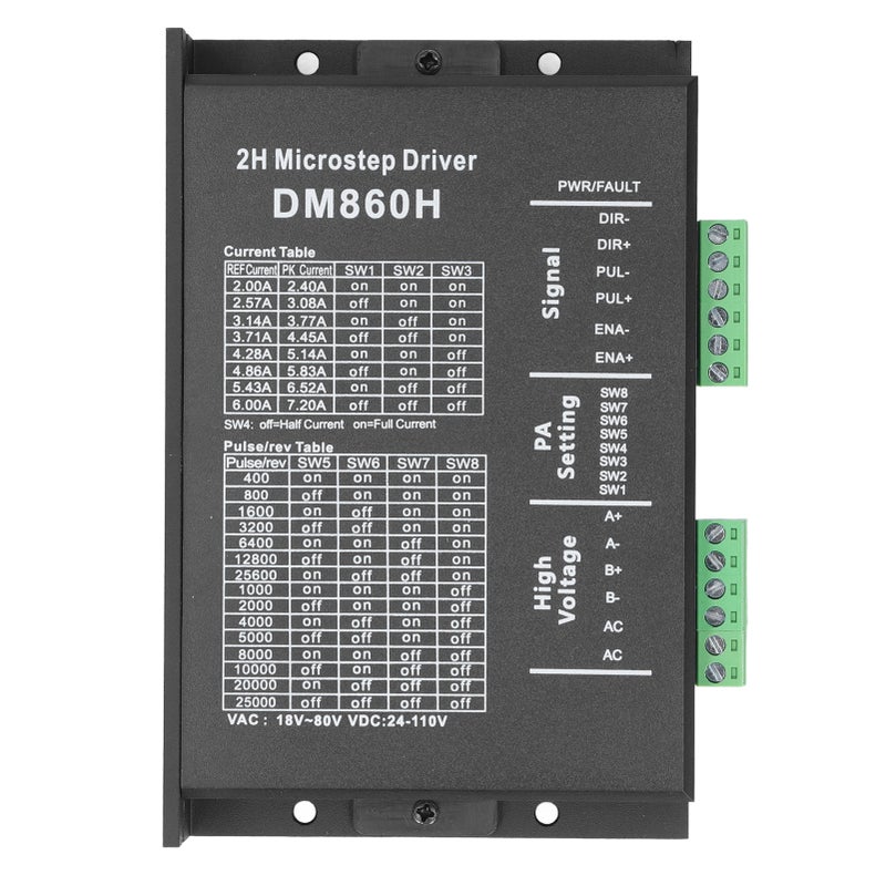 Step Motor Driver PWM Controller 2 Phase Adjustable with Shell DM860H for 57 86 Stepper - Image 1