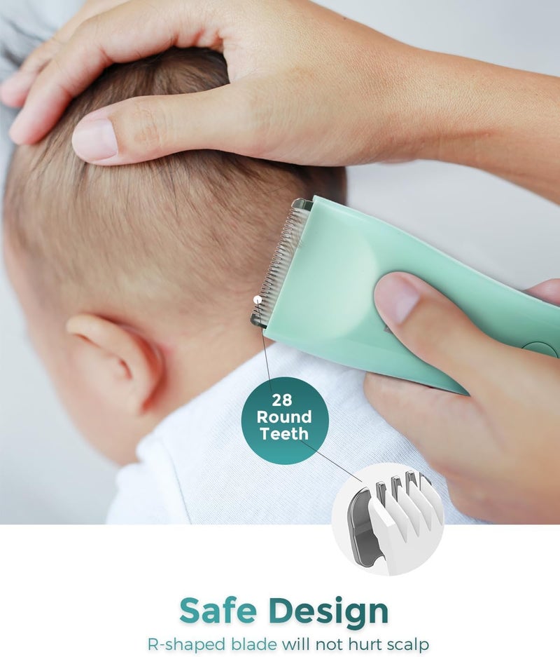 Baistom Baby Hair Clippers, Quiet & Dual-Mode Hair Cutting for 0-12, Waterproof Rechargeable & Cordless Hair Trimmer for Infant Toddler & Kids - Image 4