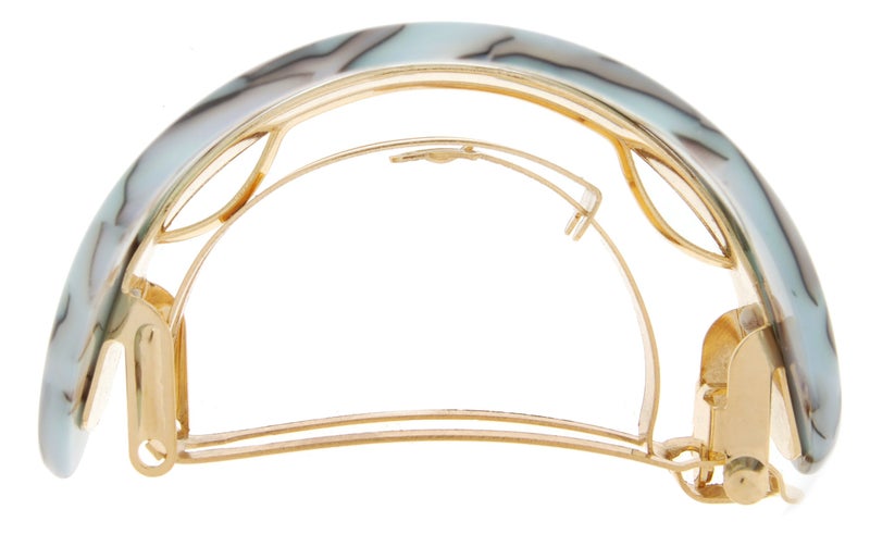 France Luxe Cutout Oval Ponytail Barrette - South Sea - Image 3