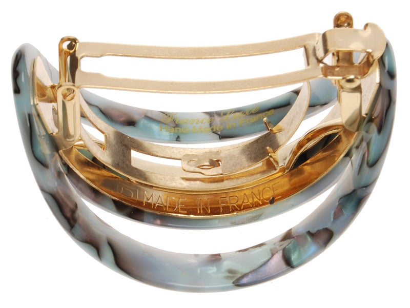 France Luxe Cutout Oval Ponytail Barrette - South Sea - Image 2