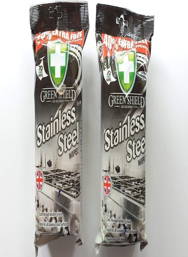 Greenshield Steel Wipes 70's Pack of 2
