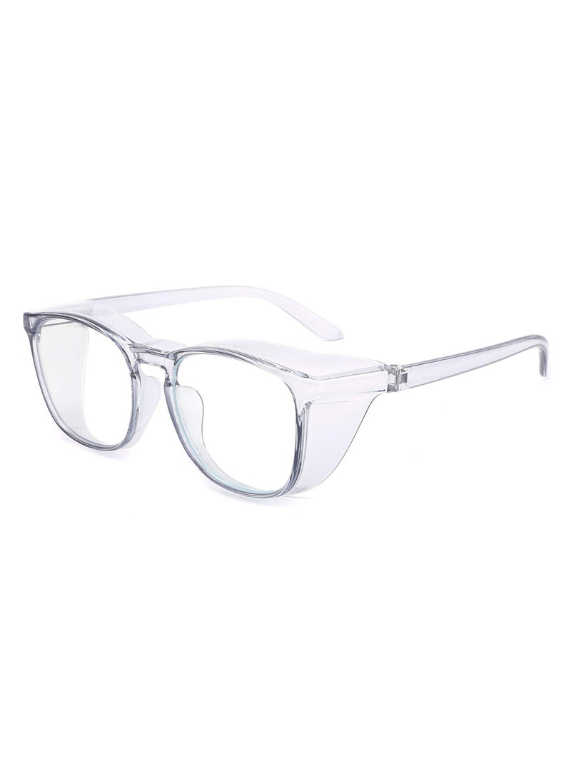 Arabest Safety Goggles with Side Shields 1-Pack Anti-Fog Dust-proof Scratch-proof Splash-proof Chemical Wrapped Eye Protection Nurse Worker Architect Clear - Image 3