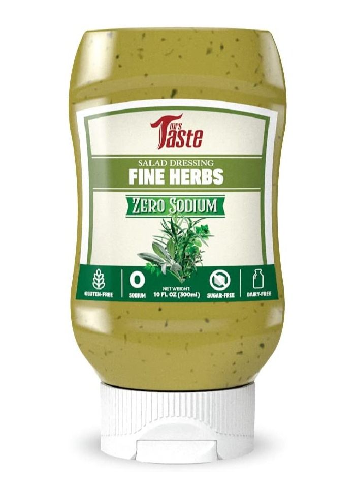 Mrs Taste Sugar Free Onion and Garlic Salad Dressing Fine Herbs - Image 1