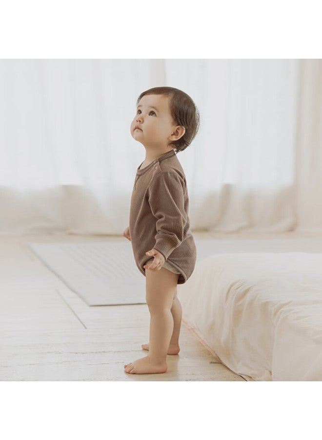 Good bear Cute Bear 【light Warm Fleece】baby Romper Autumn Winter Season Thermal Onesie Infant Warm Pajamas Triangle Ha Clothes Heat-generating 