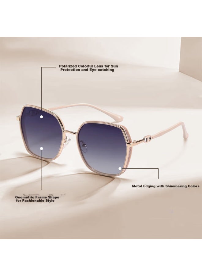 Fenchi Face-slimming Sungl, Essential For Square And Round Faces, Fashionable Internet Celebrity Style, High Aesthetic Value, Uv Protection, Sun Protection Gl, Sungl - Image 2