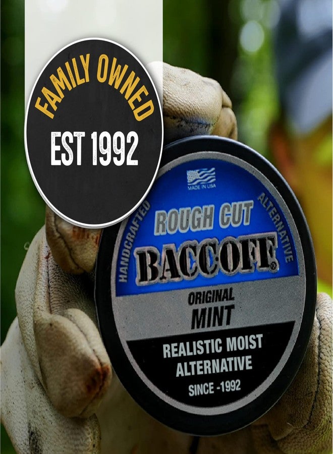 BACC OFF 10 Cans, BaccOff Mint Rough Cut, Black Tea Base with Bold, Icy Mint Flavor - Image 5