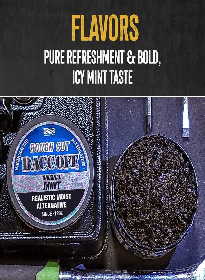 BACC OFF 10 Cans, BaccOff Mint Rough Cut, Black Tea Base with Bold, Icy Mint Flavor - Image 4