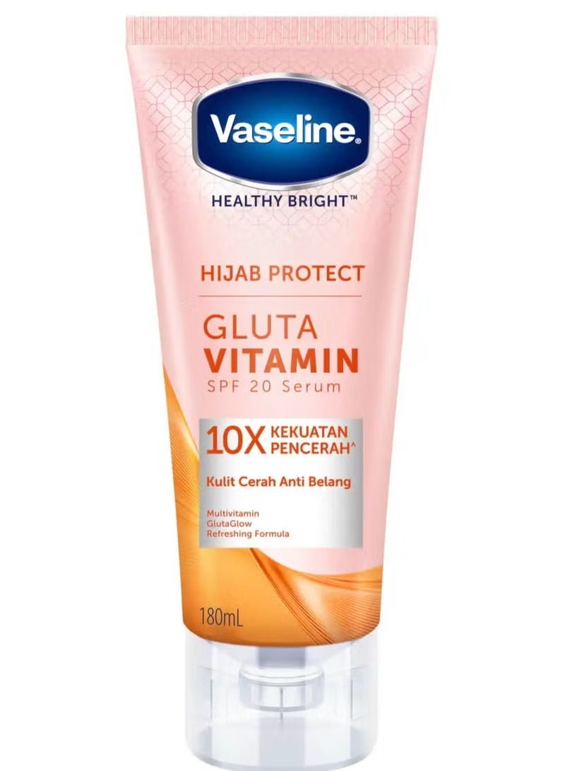 Vaseline Hijab Protect Gluta Vitamin Serum with Sun Protection Factor 180 ml