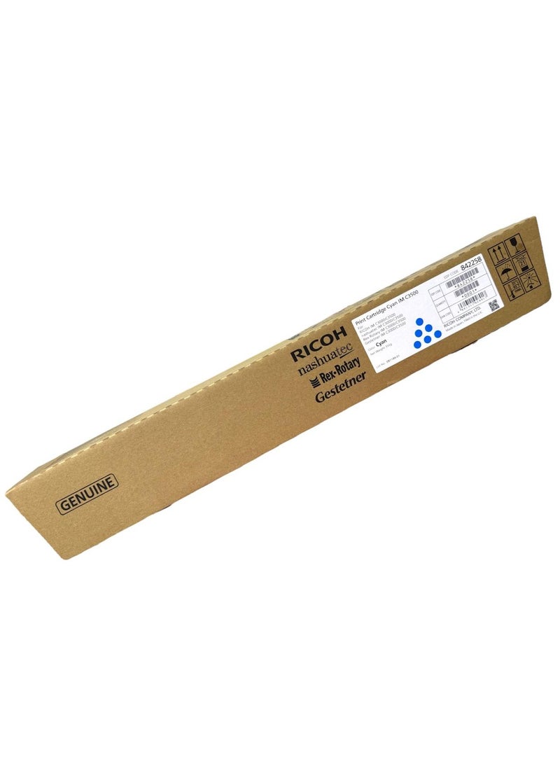 RICOH Toner IMC3500 Cyan 18,500 Pages yield / IMC3000/IMC3500/842252