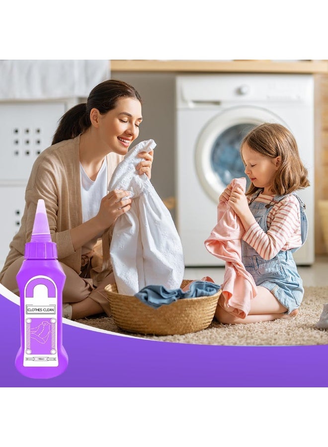 سيوسي بخاخ مزيل بقع الملابس بالإنزيم النشط، ترقية 2025 بخاخ مزيل بقع الملابس بالإنزيم النشط لإزالة بقع الياقات للقمصان البيضاء والملابس، يزيل البقع الصعبة والزيوت - Image 2