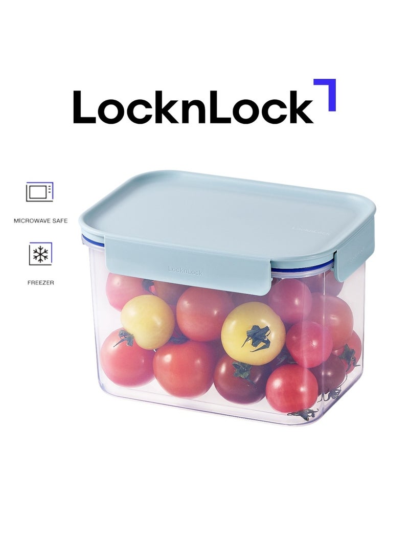 LocknLock Classic Plus Rectangle Food Container – 2L Mint, 4-Side Locking, Stackable & Leakproof - Image 1