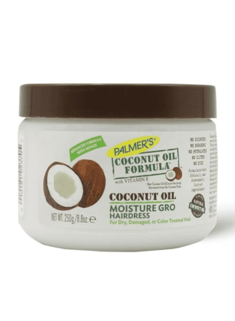 PALMER'S Coconut Oil Cream Gro Moisturizing Pomade for Dry, Damaged and Color Treated Hair 250g  - Image 1