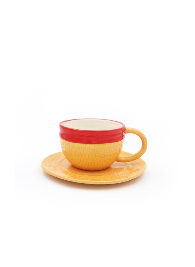 Beauenty Cartoon straw hat coffee cup-Luffy 