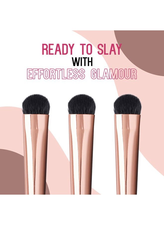 SKONE Cosmetics | Professional Grade Makeup Brush | Eye Shadow | Eyebrows | Primer | Smudger | Nylon Brush (Large Shadow Brush)  - Image 4