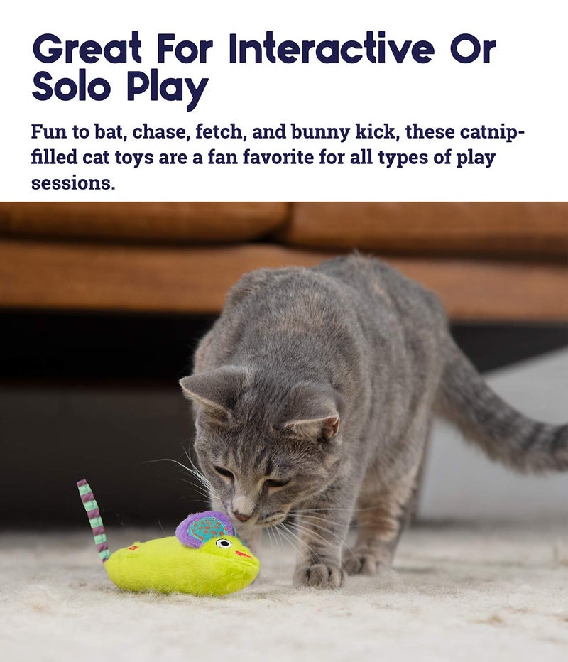 Petstages Catstages Green Magic Mightie Mouse Catnip Cat Toy - Image 3