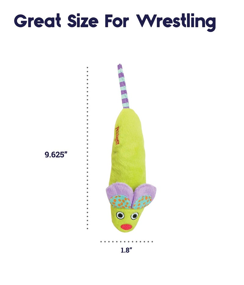 Petstages Catstages Green Magic Mightie Mouse Catnip Cat Toy - Image 5