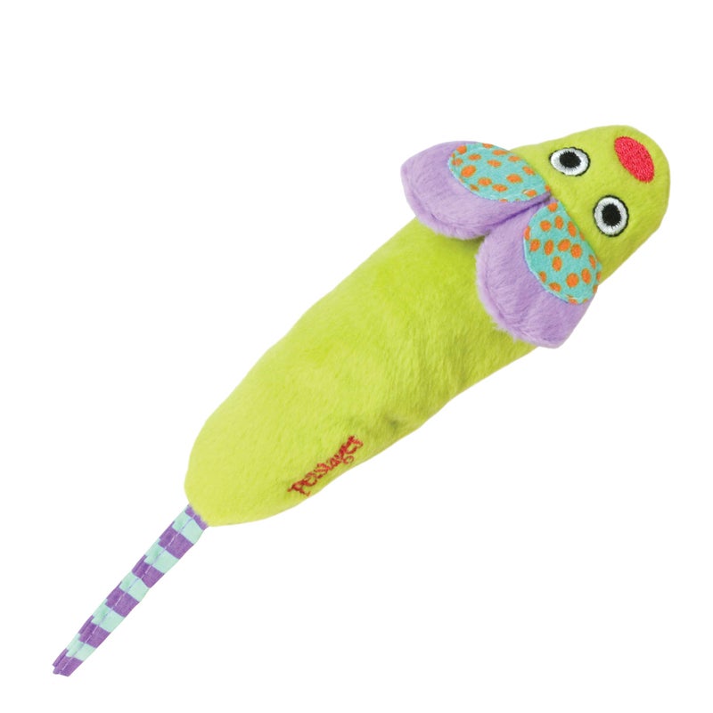 Petstages Catstages Green Magic Mightie Mouse Catnip Cat Toy - Image 1