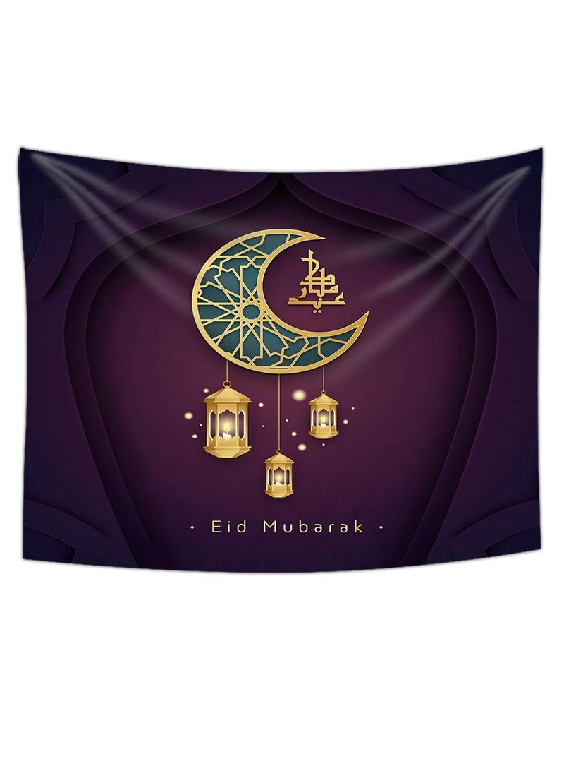 general Eid Mubarak Printed Home Hanging Blanket Living Room Bedroom Tapestry Home Decor Bedroom Wall Decor Multiple Specifications - Image 5