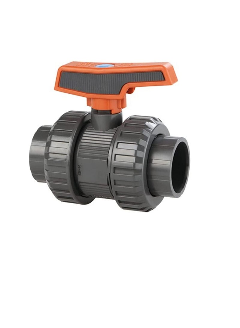 PVC PVC Heavy Duty Water Supply Pipe Fittings for Swimming Pool, Agriculture, Irrigation & Commercial Plumbing Use (63 MM, Union Ball Valve)  - Image 3