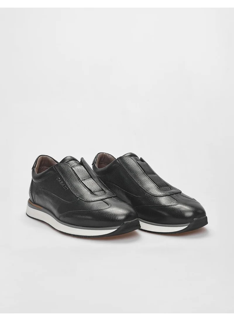 Cabani Leather Black Men's Sports Shoes