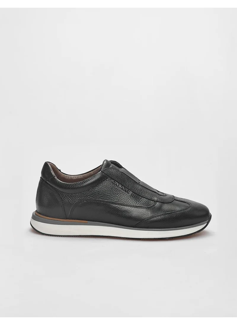 Cabani Leather Black Men's Sports Shoes