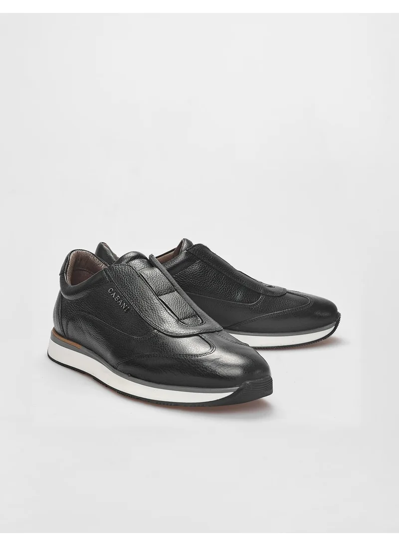 Cabani Leather Black Men's Sports Shoes