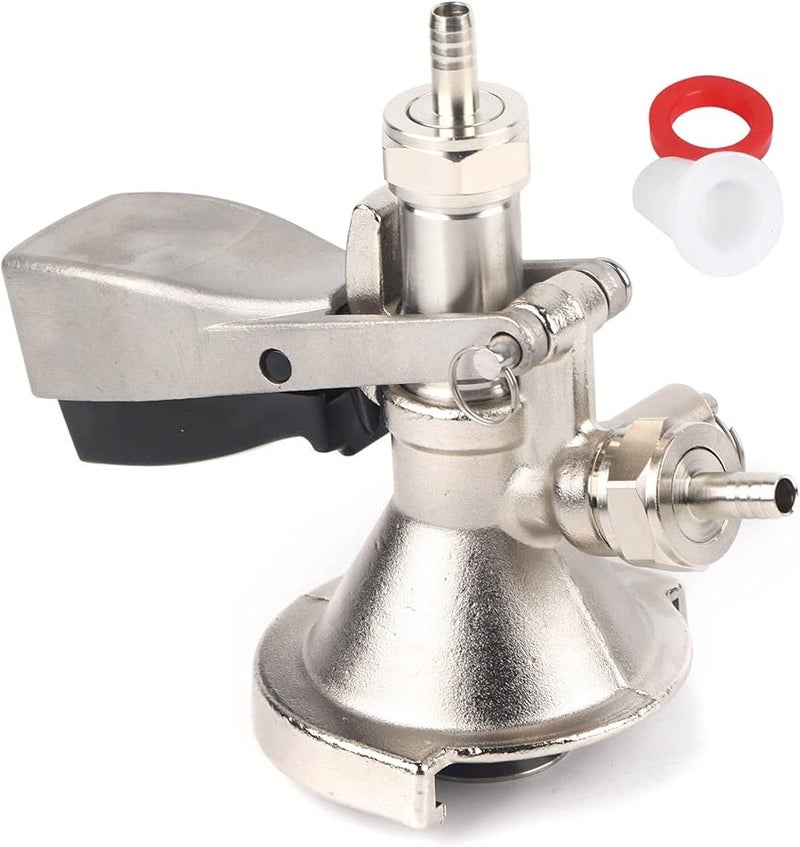 Stainless Steel 304 Type A Beer Keg Coupler Connector Dispenser For Bar Pub Home Use - Image 1