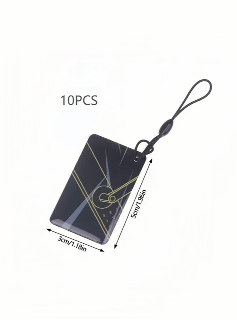 10-Piece IC Card Fob Lock Door, Smart TTLock AND TUYA Key, RFID Cards, 13.56Mhz