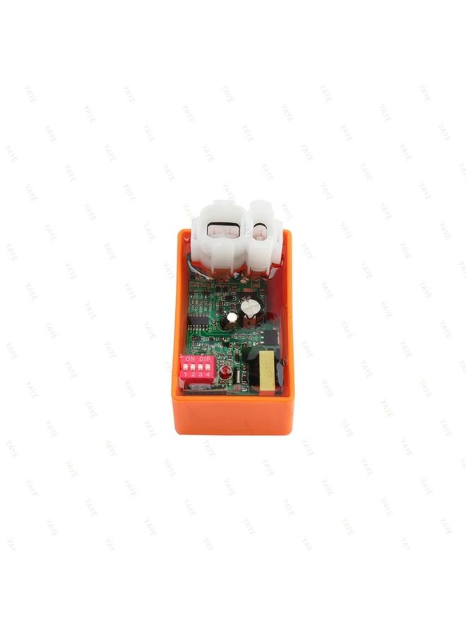 Motorcycle GY6 DC Red Speed Limit Dial CDI Box 6 Pin Ignition System High Performance Electronic Ignition for Street Sport Motorcycles 36V or Below Easy Installation Performance Upgrade Sleek Metallic Finish Durable Construction Orange - Image 3