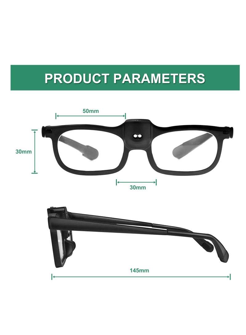 KASTWAVE Magnifying Glass with Light LED Lighted Magnifying Glasses Bright Sight Eyeglasses Vision for Women Men Hands Free for Close Work, Reading, Crafts, Hobbies, Jewelle and Painting - Image 2