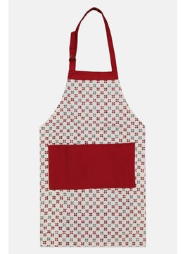 Floral Pattern Adjustable Kitchen Apron, White - pzsku/Z59C2263FC655D3013488Z/45/_/1726150888/2d40c234-7a29-46b8-8506-c081d468eac4