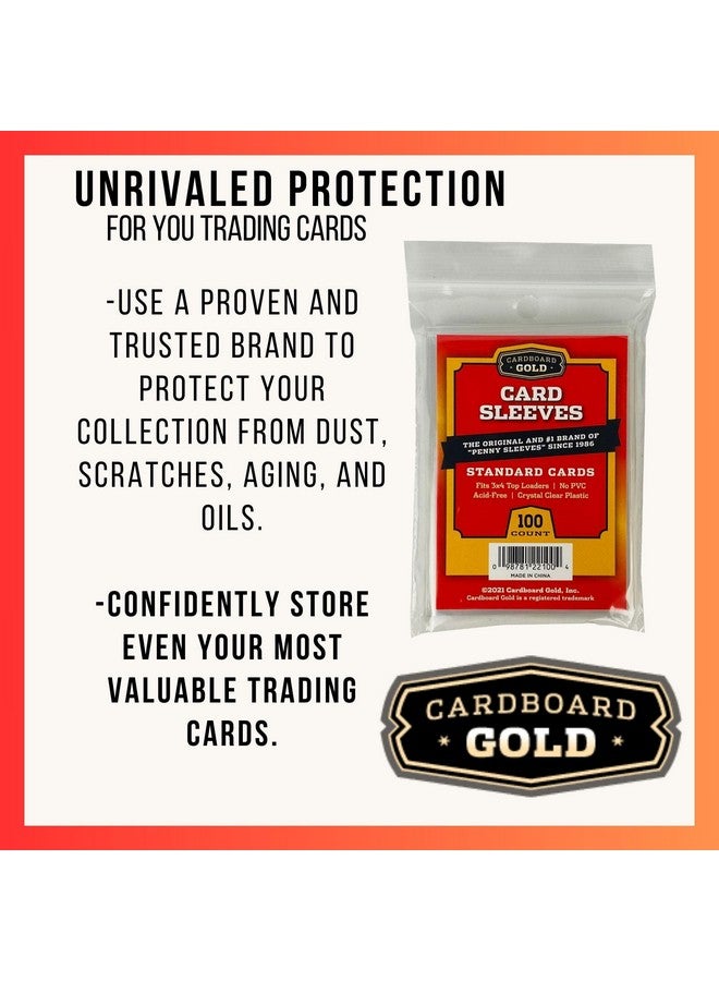 Cardboard Gold 1000 Penny Sleeves For Trading Cards Ultra Pro Clear Card Sleeves Perfect For Baseball & Top Loaders Protection - Image 4