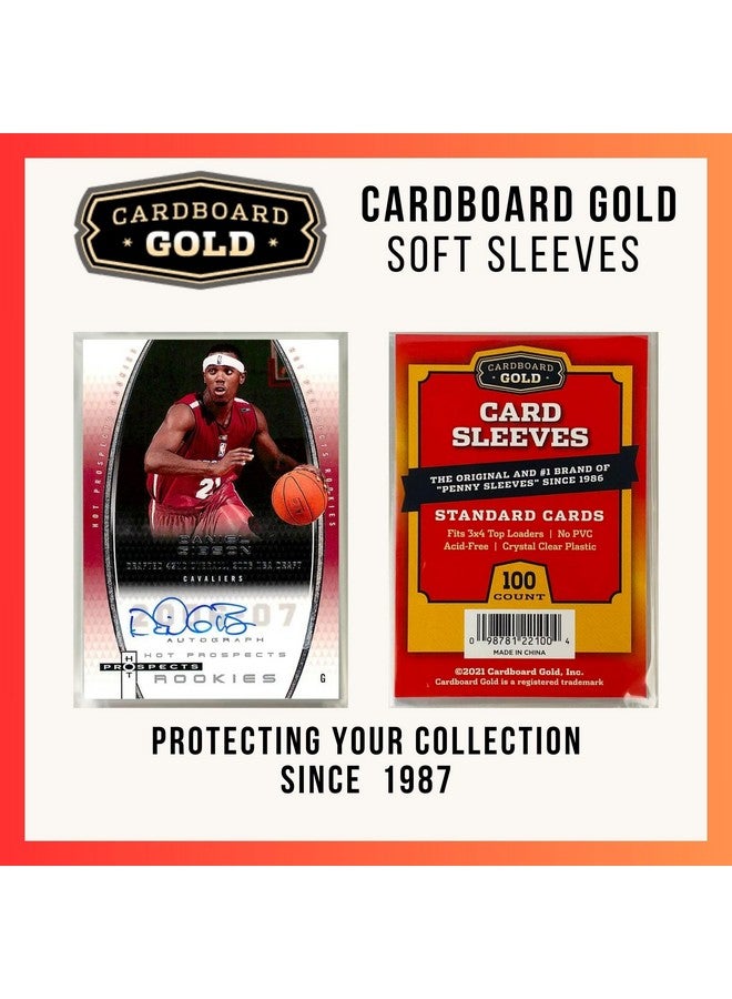 Cardboard Gold 1000 Penny Sleeves For Trading Cards Ultra Pro Clear Card Sleeves Perfect For Baseball & Top Loaders Protection - Image 2