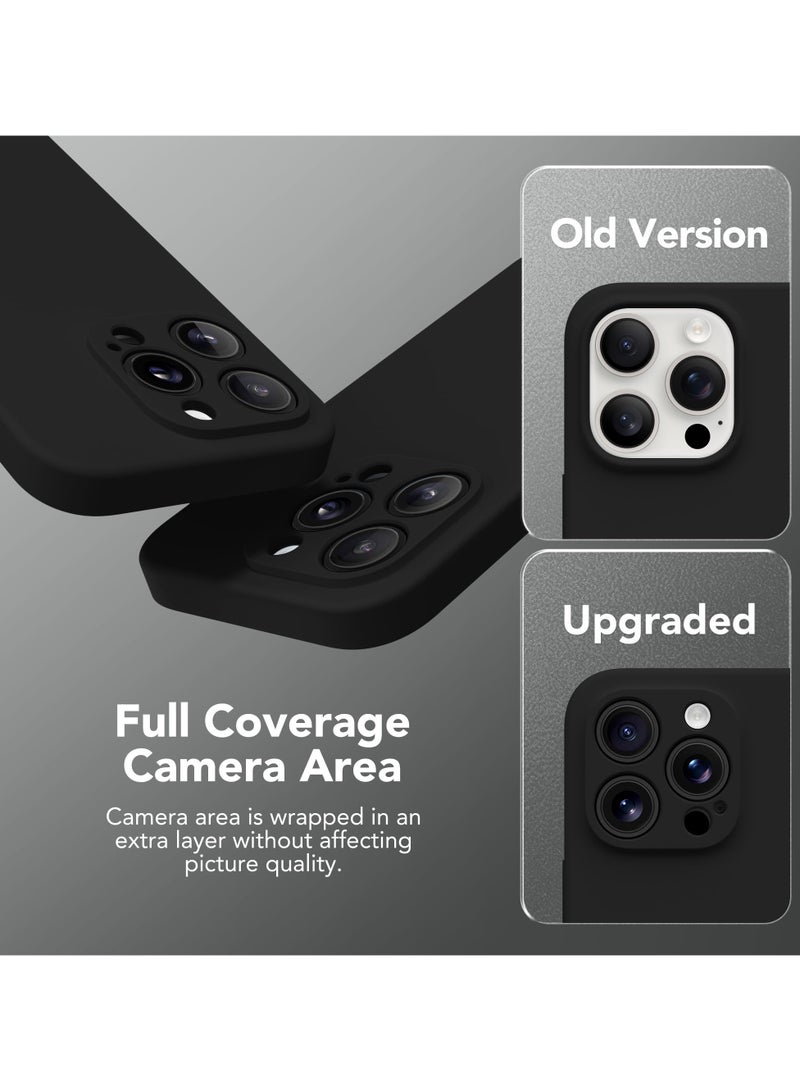 SUYDANBOX Magnetic for iPhone 15 Pro Max Case Compatible with MagSafe [Full Camera Protection][Screen Protector] Silicone Shockproof Protective Phone Case for iPhone 15 Pro Max 6.7" Black - Image 5