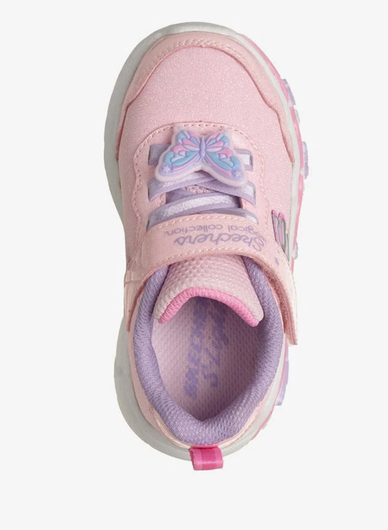 سكيتشرز Girls Lil Butterfly Bliss Hook & Loop Sneakers