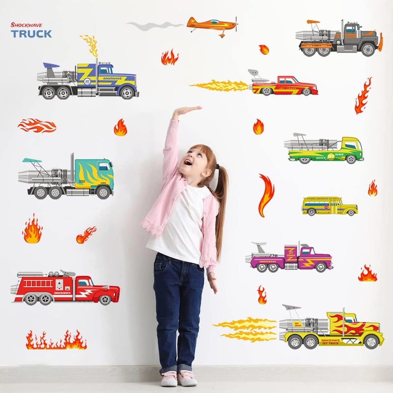 MEKDAR Peel and Stick Truck Wall Decals - Image 1