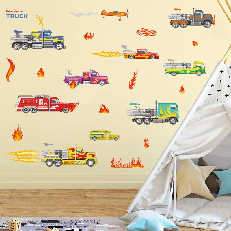MEKDAR Peel and Stick Truck Wall Decals - Image 4