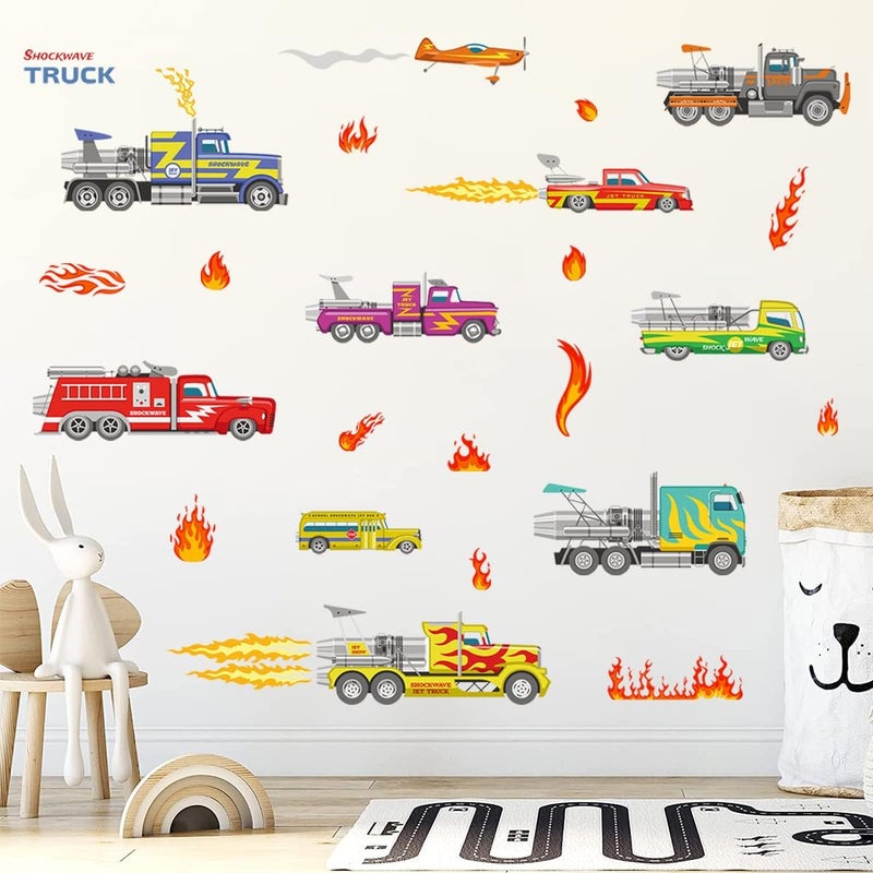MEKDAR Peel and Stick Truck Wall Decals - Image 5