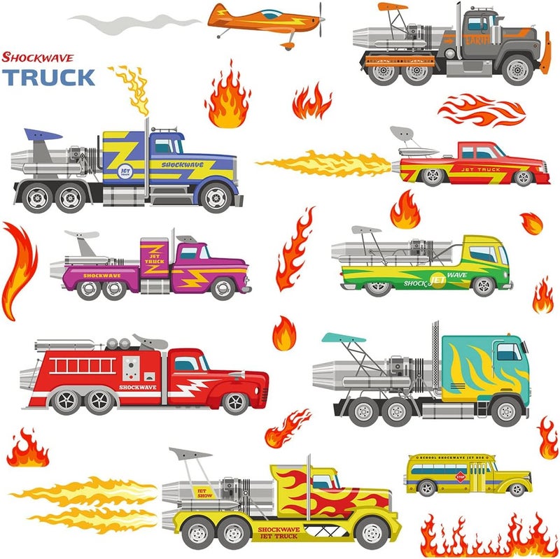 MEKDAR Peel and Stick Truck Wall Decals - Image 2