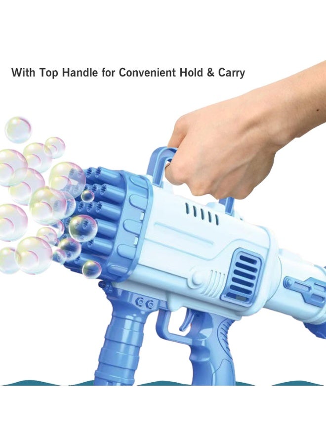 32-Hole Rocket Bubble Machine Gun Automatic Blower with Leak-Proof Tank for Kids (Random Color) - Image 3