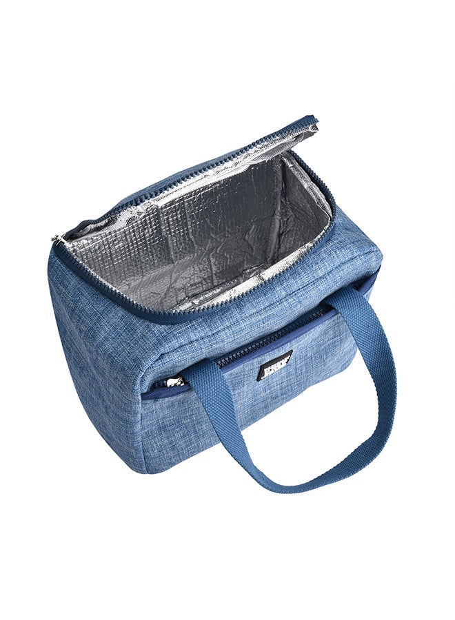 Insulated Portable Lunch Box Storage Bag Blue 24x14x17 cm - Image 2