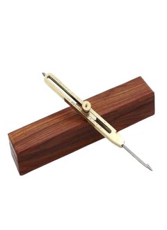 The Antique's Lab The Antiques Lab Proportional Divider Size 9 inches Full Brass with Solid SS Steel Point with Wooden Box  - Image 1