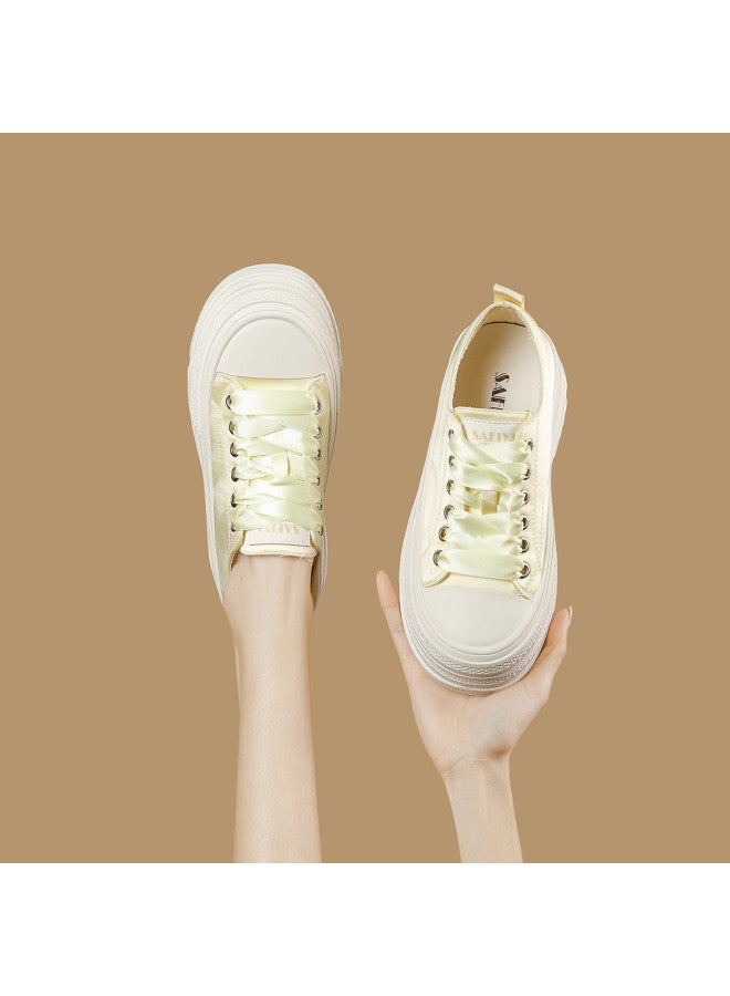 SAFIYA Saturday's Women's Canvas Shoes 2025 New Spring/autumn Thin Breathable Platform Sneakers Casual Shoes - Image 3