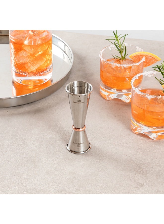 Restaurantware Double Sided Jigger - Japanese Style Cocktail Jigger - 1 oz and 2 oz - Polished 18/8 Stainless Steel - Professional Bar Jigger - 1ct Box - Image 4