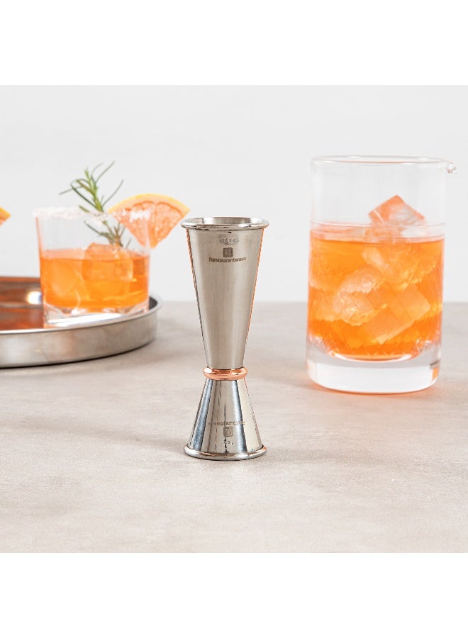 Restaurantware Double Sided Jigger - Japanese Style Cocktail Jigger - 1 oz and 2 oz - Polished 18/8 Stainless Steel - Professional Bar Jigger - 1ct Box - Image 3